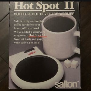 Salton Hot Spot II Warming Mug and hot plate coffee / tea / hot beverage warmer